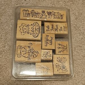 Stampin' Up! Something To Celebrate Rubber Stamp Set